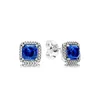 Studs Blue Timeless Elegance Authentic 925 Sterling Silver Stud Earrings Fits European Pandora Style Studs Jewelry Andy Jewel 290591NBT