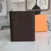 Portfel szczeliny Ogólna kontrola klip Notebook Sleeve 6 Uchwyt wizytówki wizytówki Hurtowa obudowa skórzane portfele podróży Paszport Paszporty Okładka