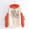 Mjuk slitstark långärmad nyhet Sweatshirt Cotton Blend Sweatshirt Splice Topps för Home 220818