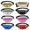 Holographique Fanny Pack Hologramme Taille Sac Laser PU Plage Voyageur Banane Hip Bum Zip Ceintures Femmes Ceinture Sac pour Filles anti-vol en plein air sac de taille