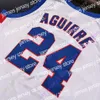 2022 2020 New NCAA College DePaul Blue Demons Maglie Maglia da basket Aguirre Taglia bianca Giovani adulti