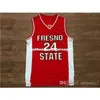 Günstiges kundenspezifisches Paul George Fresno State #24-Trikot, College-Basketball-Trikot, Stickerei genäht, individuelles Weste-Shirt mit beliebigem Namen und Nummer