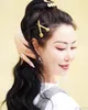 Novos clipes de cabelo de bronze projetados mulheres penteado de gancho de cabelo medusa jóias de designer de retrato h07sd