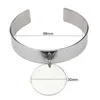 Bangle Designer Jewelry 16mm Wide Round Charm 316l Stainless Steel Bracelets Cuff Bangles Can Be Name Laser Engrave