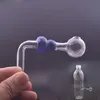 Pipe à fumer colorée en gros Épaisse capiteuse Gourd tuyau de brûleur à mazout en verre creux pour eau dab rig bongs narguilé Downstem tube de boisson clous paille