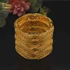 Jewelry African Gold s for Women 24k Dubai Bangle Bracelet Designer Accessories Moroccan Bridal Ethiopian Wedding Jewelery Gifts