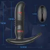 Cazzo che spinge il vibratore anale anello anello del pene masturbatore in silicone tappo di bottiglia della prostata maschio Massa