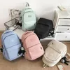 HOCODO High Quality Waterproof Nylon Women Backpack For Teenage Girl School Bag Korean Style College Student Laptop 220819