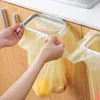 Hooks Rails Portable Plastic Warbage Hanging Bag Kitchen Trash Storage Rack Hook Scouring Pad Dry Shelf Holder OrganzierHooks