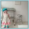 Mädchen Kleider Sommer Baby Casual Kleid Rüschen Blumen Druck Hosenträger Kinder Kinder Prinzessin Mxhome Drop Lieferung 2021 Baby Mxhome Dhhbd