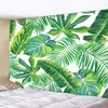 Drop Shipping Cactus Watercolor Printed Carpet Wall Hanging Boho Decor Cloth Mandala Palm Leaves Art J220804