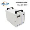 Fan SA SA CW-3000 Chiller de água industrial para Máquina de corte a laser de CO2 Refrigeração de 60w 80w Tubo DG110V TG220V