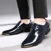 ly Mens Quality Patent Leather Shoes White Wedding Size 3848 Black Soft Man Dress 220819