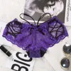 women's Panties Sexy Plus Size Female Briefs Ladies Mesh Lace Bow Cross Straps Intimates Bandage Underwear i6iP#
