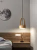 Hanglampen Chinees klassieke eenvoudige houten led -lichten moderne verlichtingsarmaturen decor bedlamp woon/eetkamerstudie cafependant