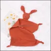 Bibs Burp Cloths младенца детские органические хлопковые сна с кукольной кроличьей полотенец для детей Bab Bandana Mxhome Drop доставка MXHOME DH2MO