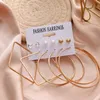 Dangle Chandelier Fashion Big Hoop Earrings 세트 여성 Geometirc Gold Metal Earring Pearl Crystal Stud 2022 Trend Jewelry Giftdangle