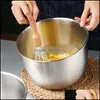 Bowls 2X Stainless Steel 304 Mixing Bowl Deep Design Cooking Baking Cake Bread Salad Kitchen Mixer Bowl 3600Ml 2800Ml Drop D Mjbag Dhguo