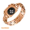 Bracelet de montre à dégagement rapide bracelets en métal pour bracelet de montre Apple série 7 6 5 4 3 2 1 SE bracelet de remplacement 45 mm 44 mm 42 mm 41 mm 40 mm 38 mm hommes femmes noir argent or rose-or