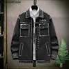 Spring Casual Jacket Korean Fashion Short Lapel Coat Decoration Body Men s High Quality Hip Hop Clothing 220819