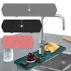 Mats kuddar köksvask stänkskydd med pensel silikon kran matta badrum vatten catcher bakom absorberande matmats