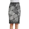 Юбки Рок Женщины Трехмерная юбка для печати сплошной цвет офис Harajuku 3D Sundesses Ladies Fomenskirts