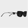 Bai Cheng luxe ontwerper Zonnebril Merk bril in de buitenrichting