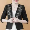 Women's Jackets Autumn Black White Women Jacket Long Sleeve V-Neck Cardigan Coat For 2022 Coats E739Women's