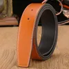 En gros Betls 2022 Hommes Femmes Designer Ceinture Véritable Cuir De Vachette Noir Or Argent Boucle Taille 100-125CM Avec Boîte Orange