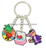 1st Säljer Factory Bad Bunny Custom Logo Soft Plastic Eco PVC CLOG CHARMS SKODELAR ACCEPTORIES KEYCHAIN ​​18JDW