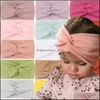 Accessori per capelli Europa Neonate Turbante Avvolgente Fascia incrociata Fascia per capelli elastica per bambini Bandane per bambini Accessorio per fascia per capelli 12 Mxhome Dhvtk