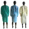 Niet-geweven beschermende kleding wegwerp isolatiekaders Kledingpakken Anti Dust Outdoor Beschermende kleding wegwerp Raincoats C0819