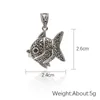 Pendentif Colliers pour Femme Vintage Marcassite Poisson Aux Yeux Rouges Élégant Bijoux Accessoires