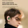 Hałas anulowanie sportów bezprzewodowe słuchawki biznesowe Zestaw słuchawkowy Wodoodporny wiszący pojedyncze słuchawki Bluetooth 5.2 słuchawki