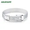 Bangle Designer 925 Silver 10mm Watch Chain Armband For Women Men Fashion Jewelry Accessories