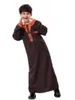 터키 무슬림 어린이 아바야 jubba thobe kimono boy thobe thawb caftan for islamic clothing long robes 드레스 두바이 아랍 s22r#