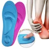 Socken Strumpfwaren 2pcs 4D Massage Einlegesohlen für Sportschuhpolster Männer Frauen High Heel Orthopädische Schmerz Relief Memory Schaumschaum Schwamm Pad flacher Füße Bogen