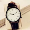 Armbanduhren Hochwertige Mode Minimalistischer Stil Herrengürtel Quarzuhr Business Wasserdicht Leuchtende Sport Vintage UhrArmbanduhren