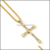 Pendentif Colliers La Croix Rapide Cristal Chaîne Collier Jésus Mens Drop Livraison 2021 Bijoux Pendentifs Carshop2006 Dhlps