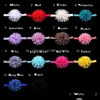 Hair Accessories Europe Fashion 14 Colors Baby Head Bands Lace Flowers Infant Headband Kids Elastic Headwear Children Accessor Mxhome Dhzbx