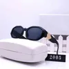 Bai Cheng Fashion Designers Solglasögon Högkvalitativa solglasögon Kvinnor Män Glasögon Womens Sun Glass UV400 Lens Polaroid Unisex Full Frame With Box