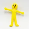 5 cm mjukt gummi Little Yellow Man Toys Smiley Expression Decompression Toy kan str￤ckas i Half Creative Vent Toys 28