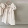 BOBOTCNUNU nouvelle mode enfants filles à manches courtes printemps automne robe coton enfants mignon décontracté tenues florales