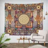 ic Elephant Mandala Carpet Wall Hanging Bohemian Flowers Home Decorative Rugs Spread Sofa Cover Tapestry J220804