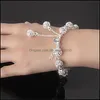 Bracelet Mode Exquis Creux Bracelet Boule Pour Femmes Bijoux Sier Plaqué Drop Livraison 2021 Bracelets Dhseller2010 Dht2U