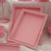 Altro Bakeware Alzate per torta rosa Set Matrimonio Compleanno Principessa Decorazione per feste Piatti per cupcake Cibo Dessert Strumenti per la tavola da fornoAltro