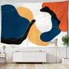 Psychedelic hippie print tapijt Tapestry woonkamer decoratie huis India macrame muur hangende kunst bohemian decor open haard j220804