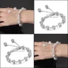 Bracelet Mode Exquis Creux Bracelet Boule Pour Femmes Bijoux Sier Plaqué Drop Livraison 2021 Bracelets Dhseller2010 Dht2U