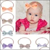 Accessori per capelli Dolce neonato Fascia per capelli Bambini Plaid Bowknot Fascia elastica Bambini Copricapo morbido Fascia per capelli 6 colori Mxhome Dr Mxhome Dhfae