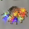 Strings Flamingo String Lights 10 LED 5.4Ft Métal Fée à piles pour la maison Jardins Parc Patios ChristmasLED StringsLED